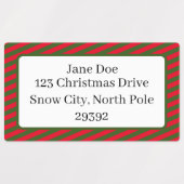 品揃え休日パターンカスタムギフトラベル ラベル (デザイン2)