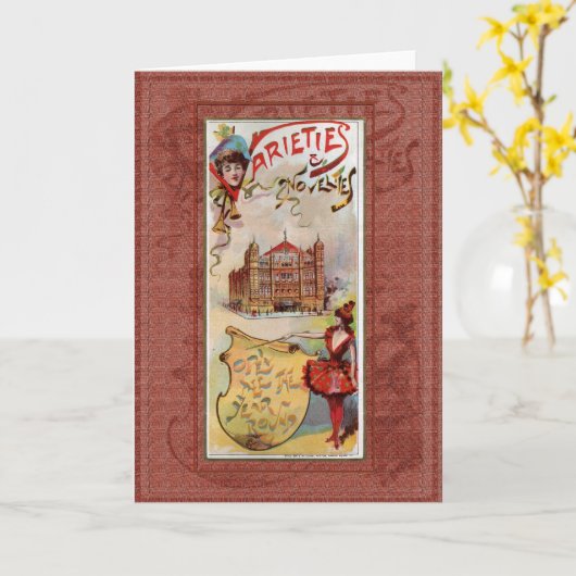 品種とノベルティ カード (黄色い花)