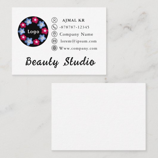 品種モデルの名刺 名刺 (正面/裏面)