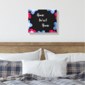 品種モデルブラックピンク キャンバスプリント (インサイチュ (寝室))