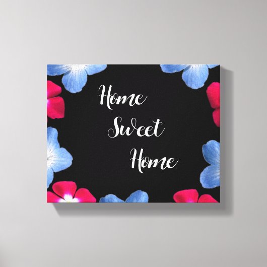 品種モデルブラックピンク キャンバスプリント (正面)