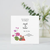 品種モデル結婚式招待状 招待状 (スタンド正面)