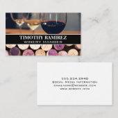 品種ワインのグラス | コルクス 名刺 (正面/裏面)