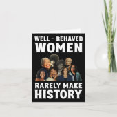 品行端正な女性が歴史を作ることはほとんどない カマラ・ハ カード (正面)