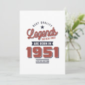 品質の伝説 本物は1951年に生まれる 招待状 (スタンド正面)