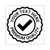 品質カスタム管理チェックマークシール ラバースタンプ (インプリント)