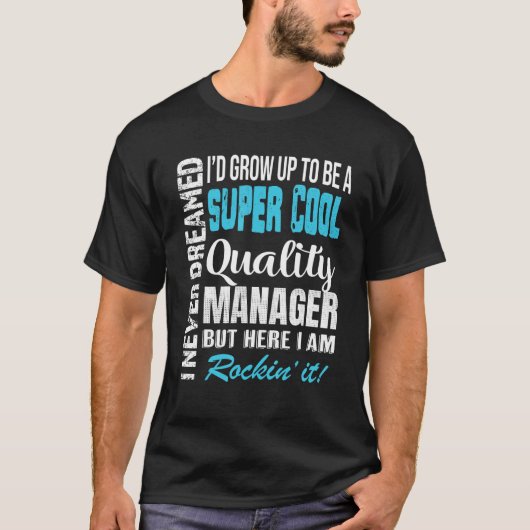 品質マネージャー感謝 Tシャツ (正面)