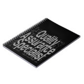 品質保証スペシャリスト並外れ ノートブック (左側)