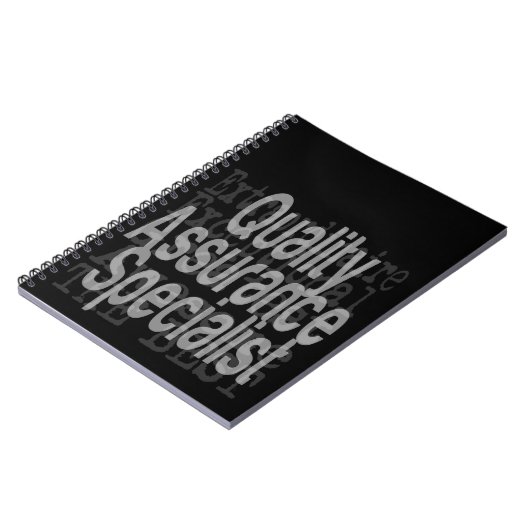 品質保証スペシャリスト並外れ ノートブック (左側)