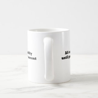 品質保証試験機 コーヒーマグカップ
