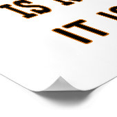 品質引用文、品質は行為ではない習慣である ポスター (角)