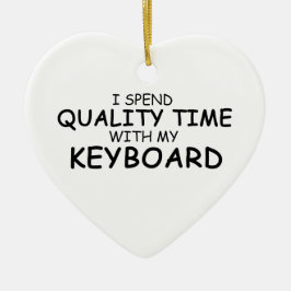 品質時間キーボード セラミックオーナメント