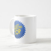 品質検査済みトップス コーヒーマグカップ (正面左)
