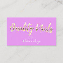 品質爪、 ネイルスクリプトQRコードロゴパープルピンク