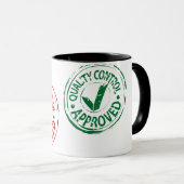 品質管理の公認のマグ マグカップ (正面右)