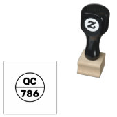 品質管理の検査 ラバースタンプ (押印)