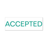 品質管理インスペクタ「ACCEPTED」 セルフインキングスタンプ (デザイン)