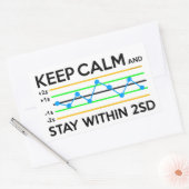 品質管理ラボラトリのシール 長方形シール (封筒)