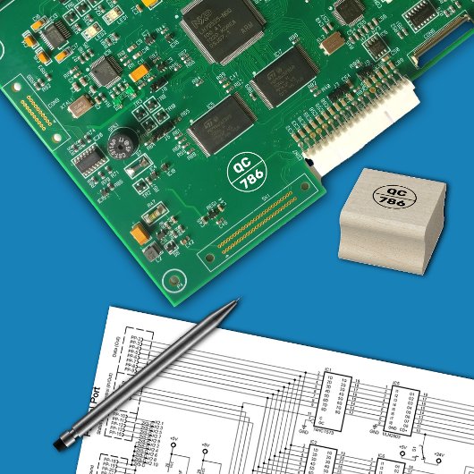 品質管理検査員による検査 ラバースタンプ