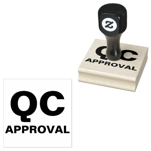 品質管理生産用QC承認スタンプ ラバースタンプ (押印)