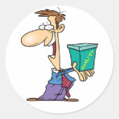 品質箱を持つこと ラウンドシール (正面)