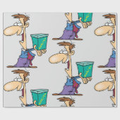 品質箱を持つこと ラッピングペーパー (フラット)