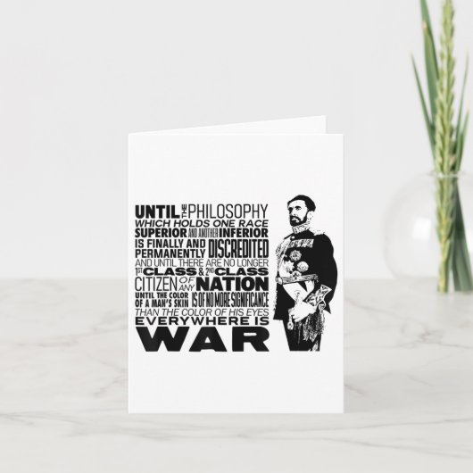 哲学がHeile Selie War Speechレゲエになるまで カード (正面)