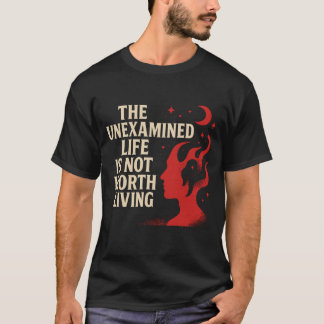 哲学の名言グラフィックTシャツ Tシャツ