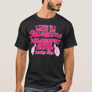 哲学の少女 Tシャツ