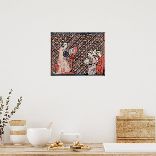 哲学の教訓 ポスター (キッチン)