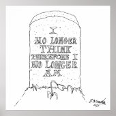 哲学の漫画1413 ポスター (正面)