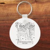 哲学の漫画9483 キーホルダー (正面)