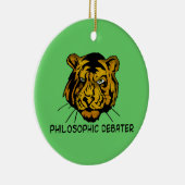 哲学の討論者 セラミックオーナメント (右)