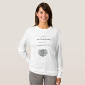 「哲学エッセイのTitlepage Tシャツ (正面フル)