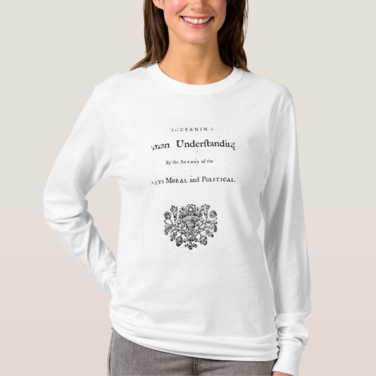 「哲学エッセイのTitlepage Tシャツ (正面)