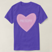 哲学ハート1 Tシャツ (デザイン正面)