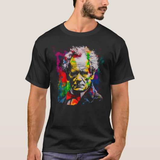 哲学ブランドArthur Schopenhauer German Philos Tシャツ (正面)