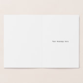 哲学博士論文博士おめでとうございますカード 箔カード (内部)