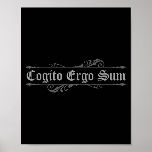 哲学学生ラテン哲学Co ポスター (正面)