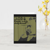 哲学引用文シャツニーチェ引用文シャツ カード (黄色い花)