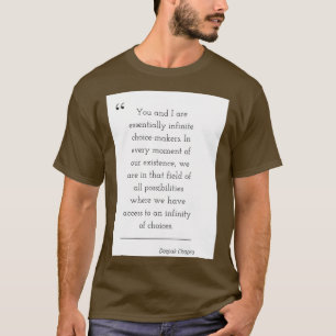 哲学引用文ディーパック1 Tシャツ