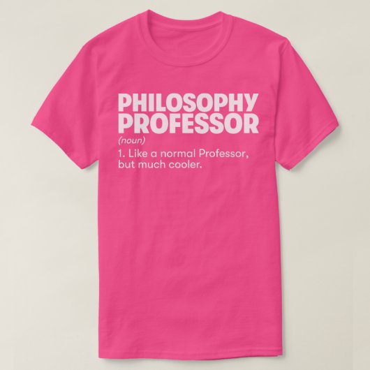 哲学教授1 Tシャツ (デザイン正面)