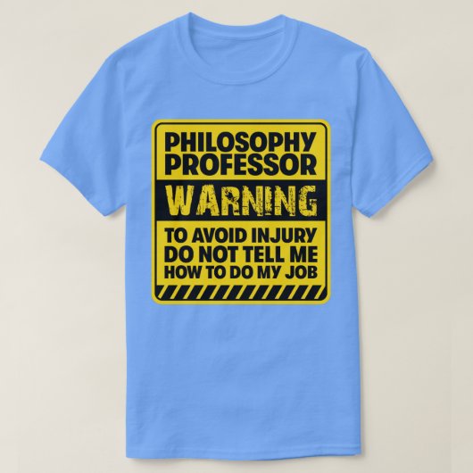 哲学教授2 Tシャツ (デザイン正面)