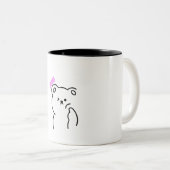 哲学的ベアーマグ ツートーンマグカップ (正面右)