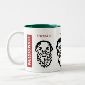 哲学者のマグ ツートーンマグカップ (左)