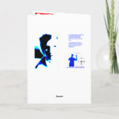 哲学者の光の錯覚グリーティングカード カード (裏面)