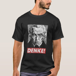 哲学者インマニュエルカントデンケサペ考えレオーデ Tシャツ