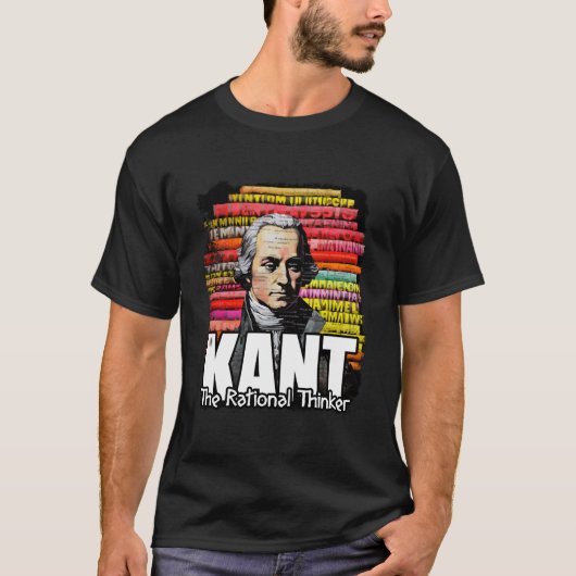 哲学者カント Tシャツ (正面)
