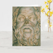 哲学者ソクラテス カード (黄色い花)