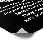 哲学者プラト引用文 – 哲学の学生おたく ポスター (角)